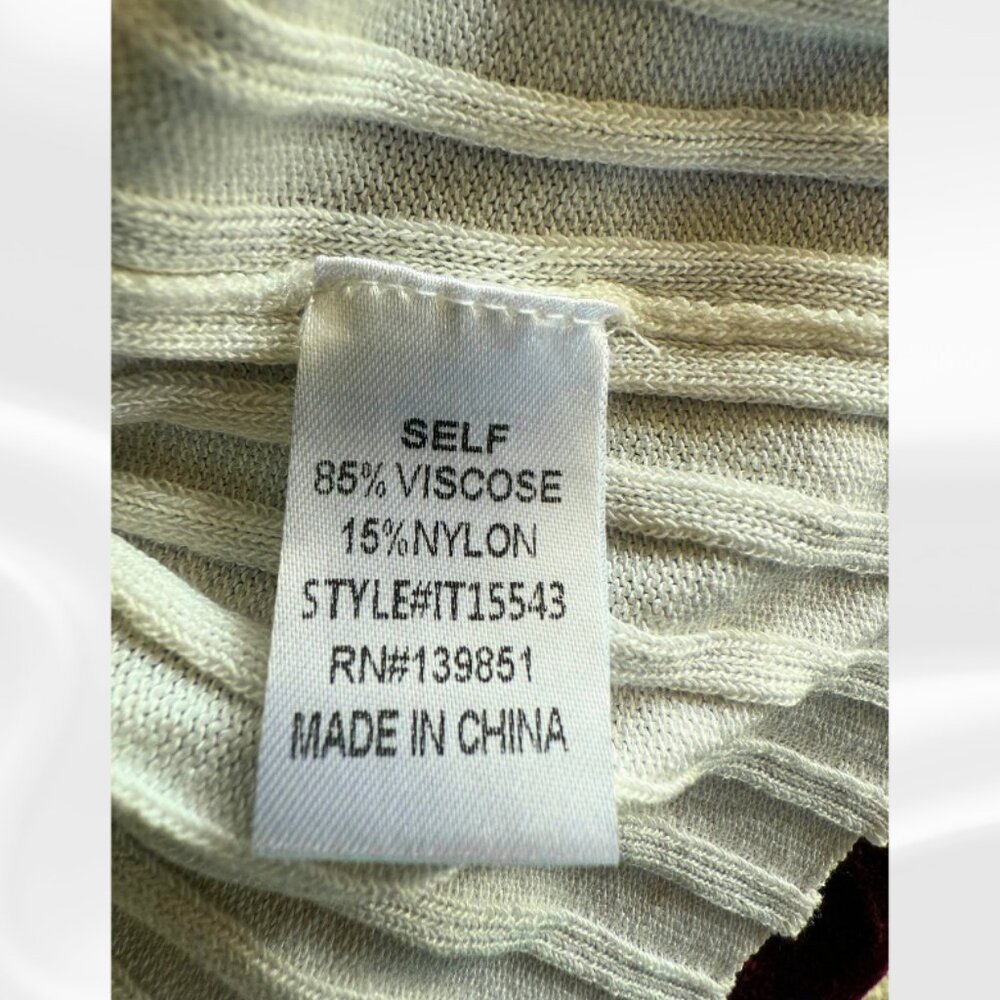 ODDI Cream Ribbed Button Front Cardigan NWT Small - Picture 11 of 11